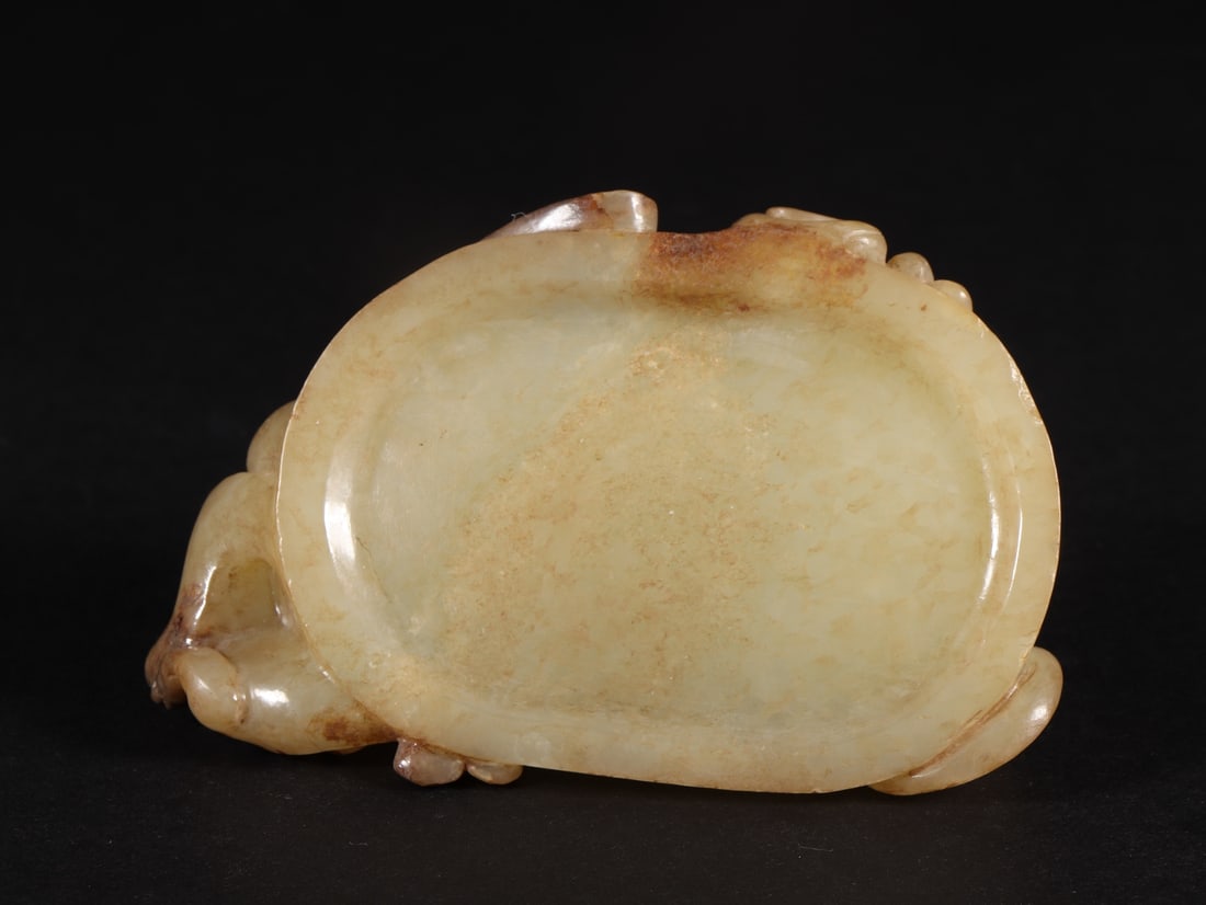 An Exquisite White Jade Chi-Dragon Pattern Paper Weight - 9