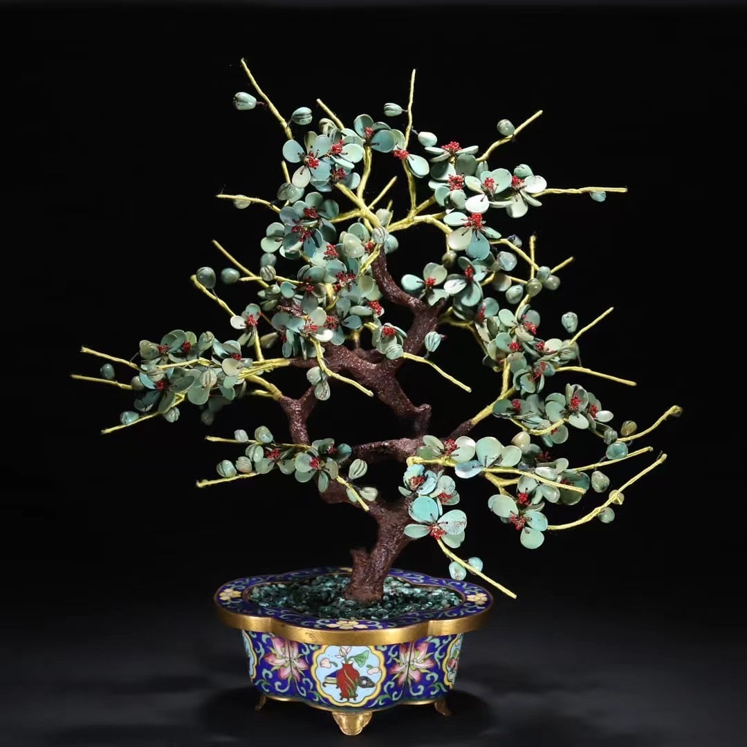An Exquisite Cloisonne Bonsai (1 of 9)