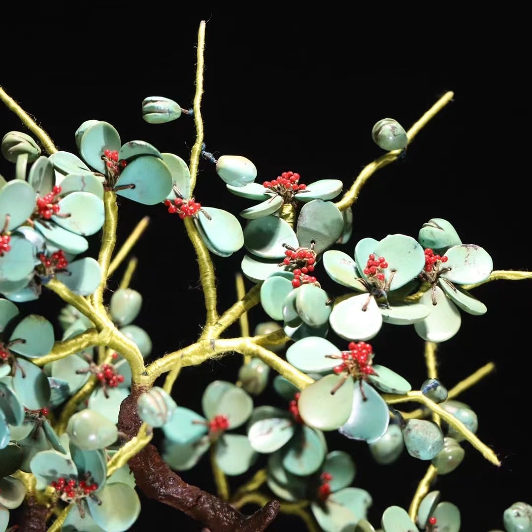 An Exquisite Cloisonne Bonsai - 7