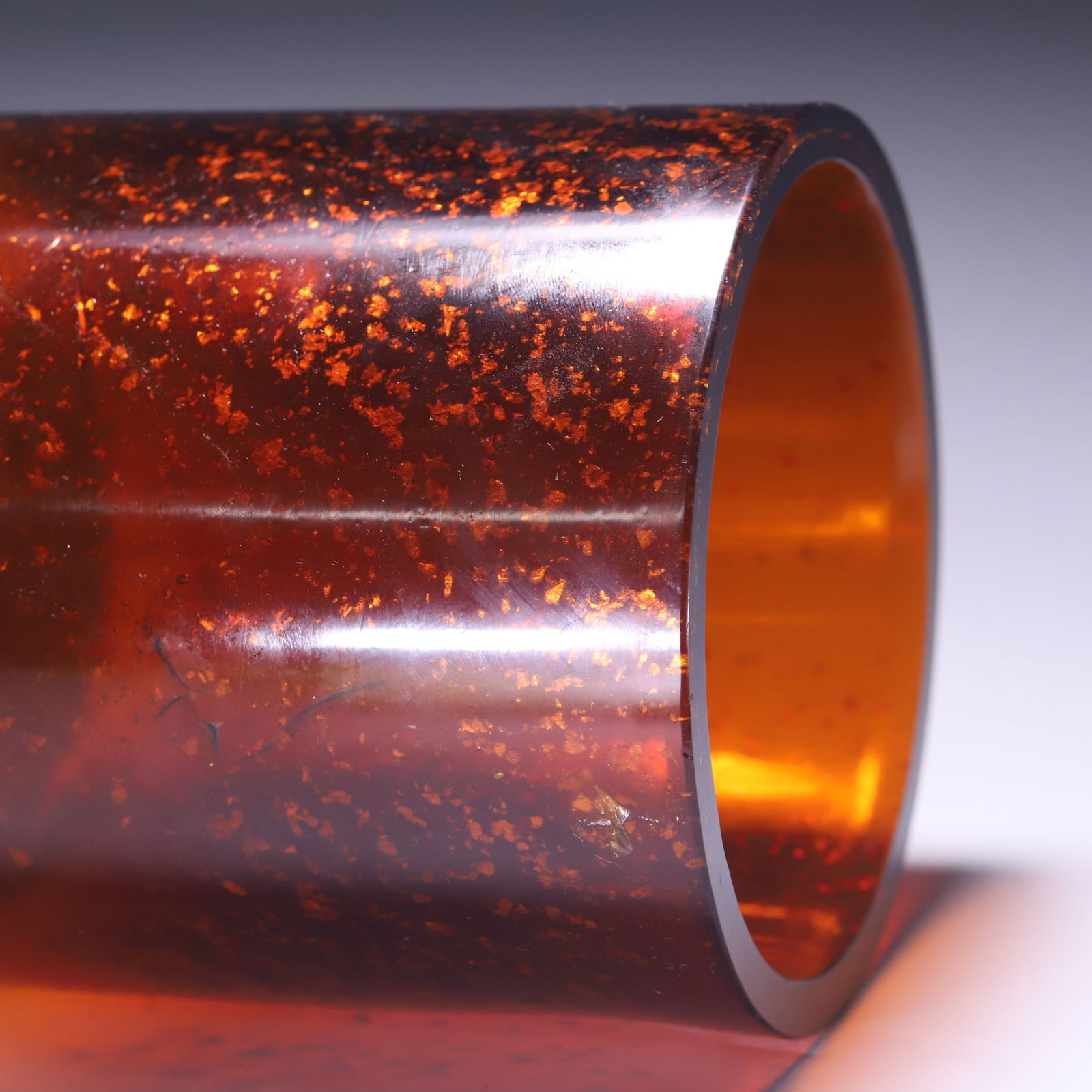 An Exquisite Glass Brush Pot - 9