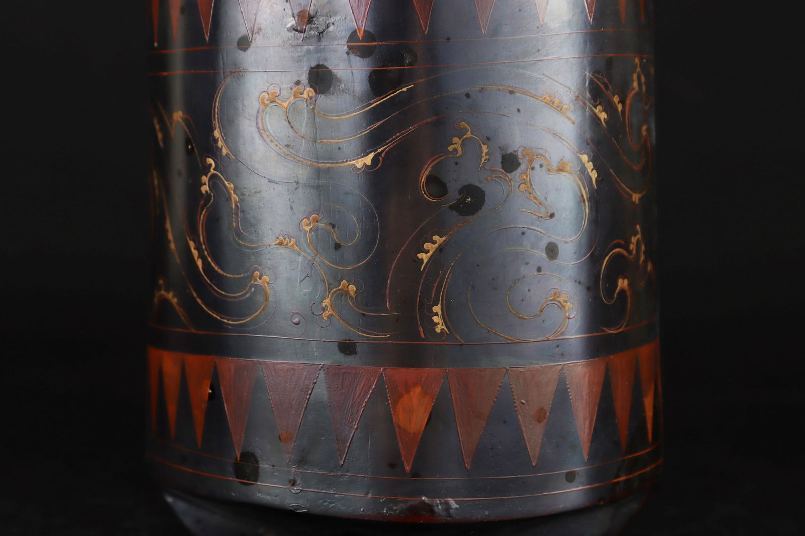 An Exquisite Silver Dragon Pattern Double-Ears Vase - 7