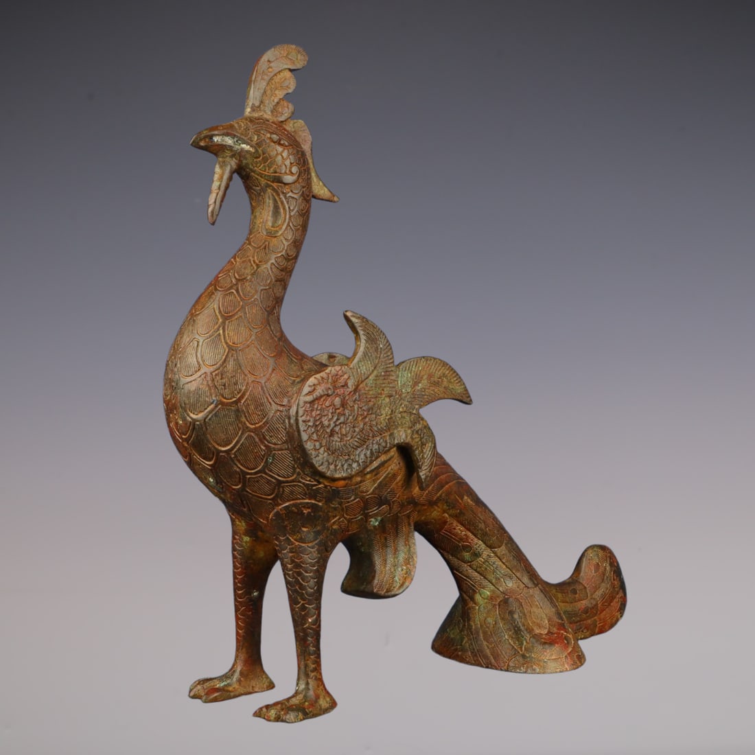 An Exquisite Bronze Phoenix Ornament - 5