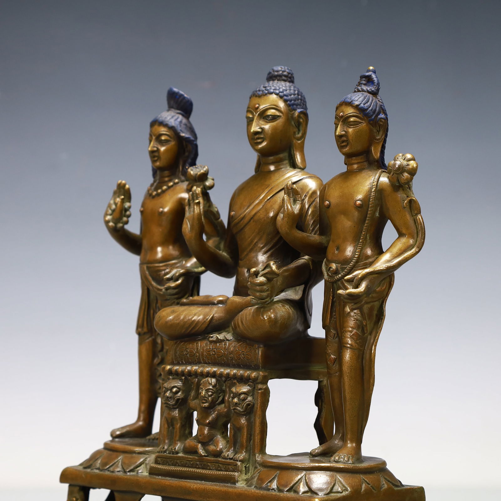 A Exquisite Coppery Buddha statue - 6