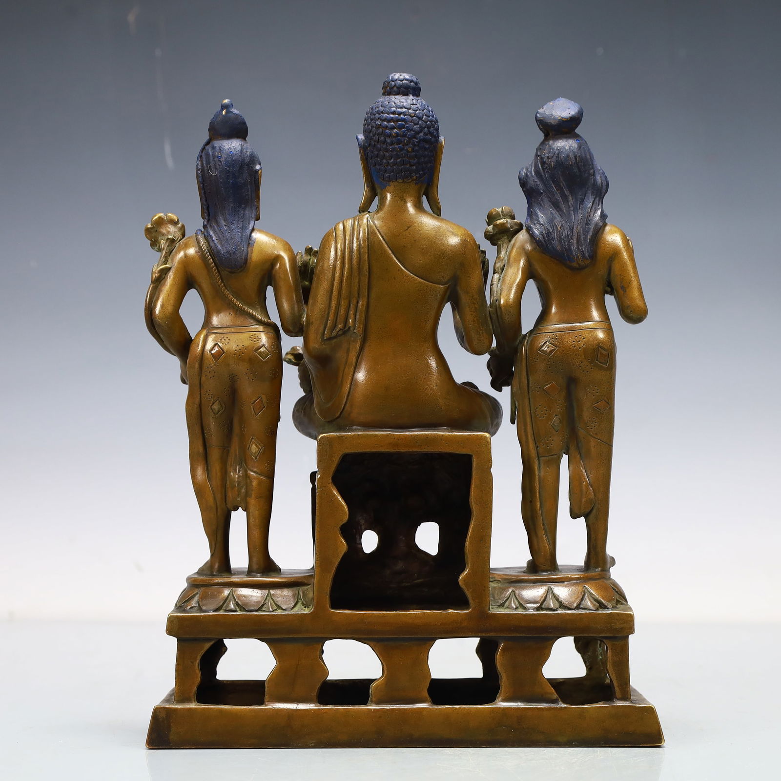 A Exquisite Coppery Buddha statue - 9