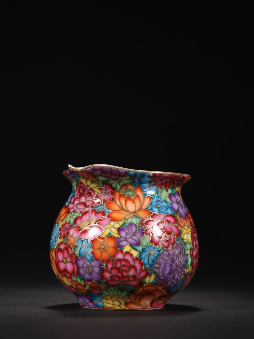 A fine enamel pattern fair cup - 2