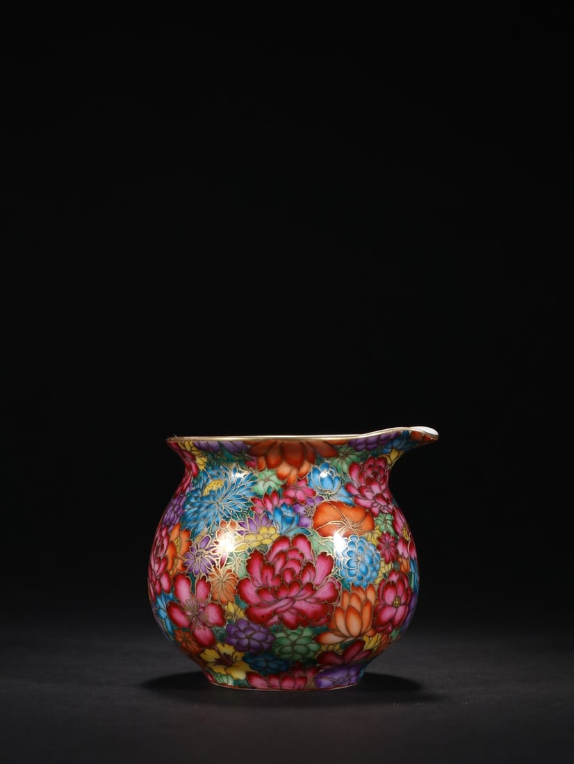 A fine enamel pattern fair cup - 3