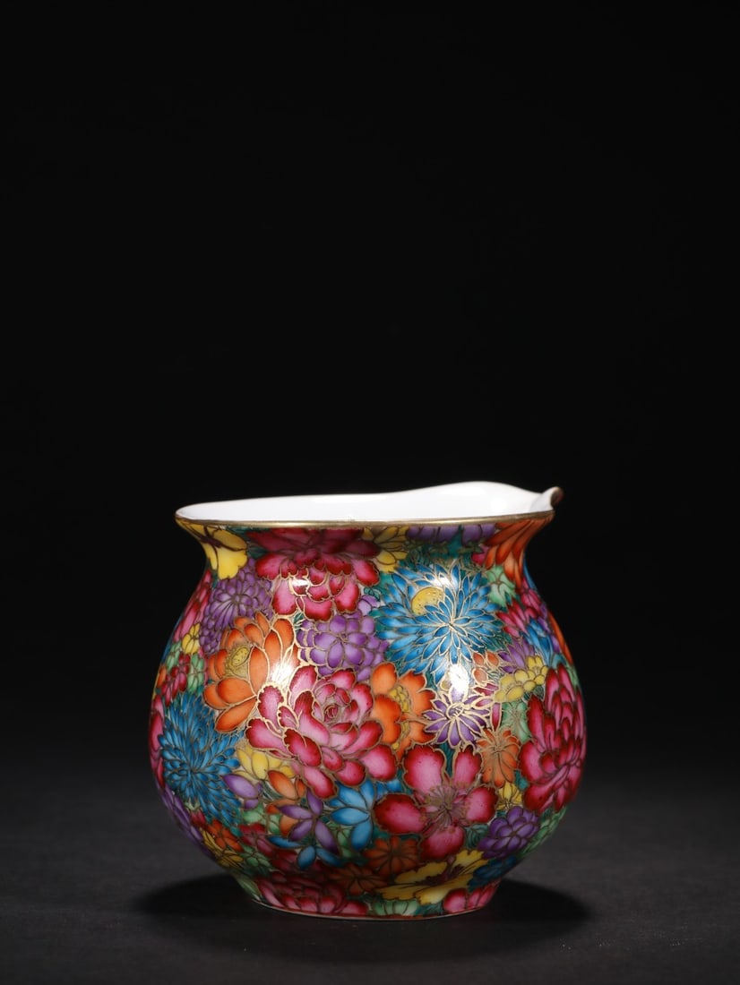 A fine enamel pattern fair cup - 4