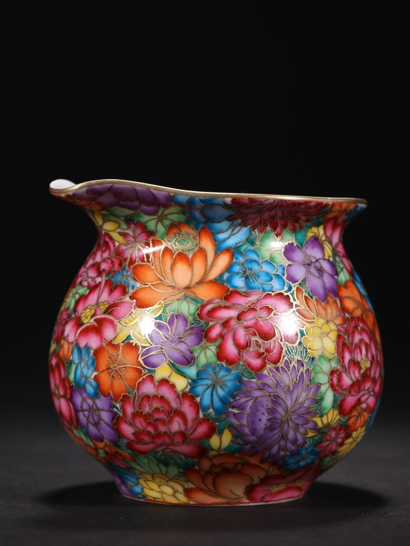 A fine enamel pattern fair cup - 6