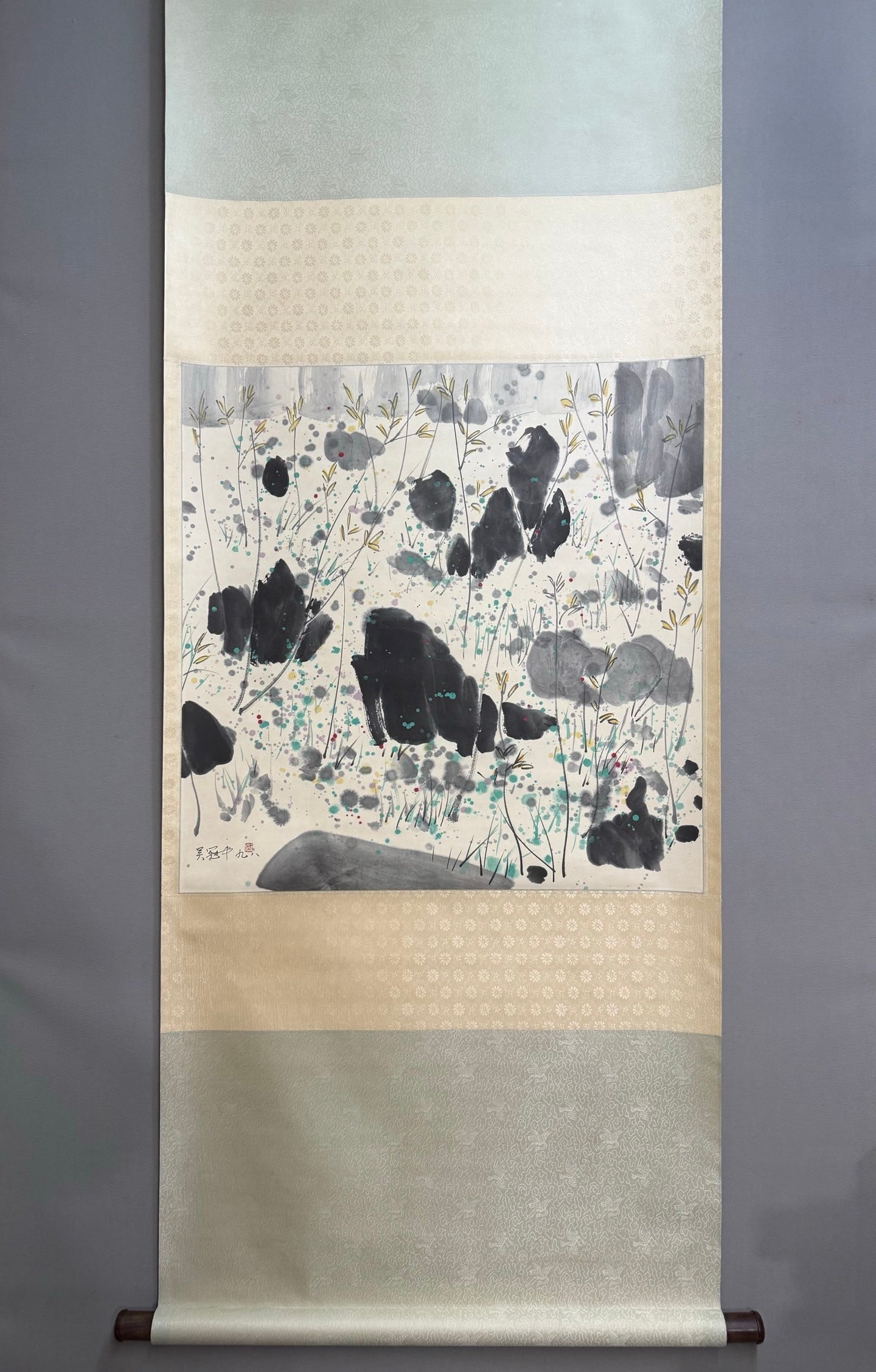 A classic work of Wu Guanzhong: Wu Guanzhong's classic works Size:68x68cm (The Dimensions Of All Batches Are Manually Measured.If You Need More Detailed Information, Please Contact Our Customer Service Before