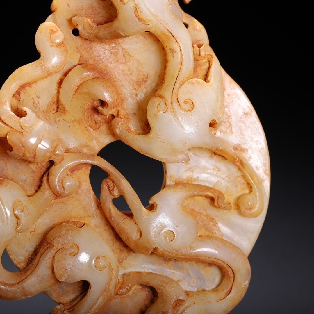 A beautiful ancient jade wall - 5