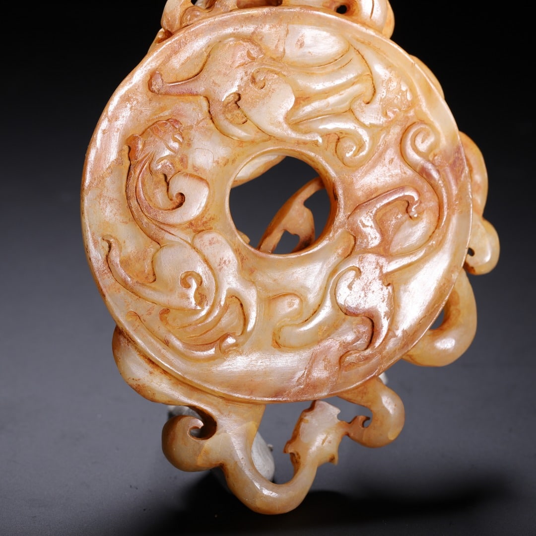 A beautiful ancient jade wall - 7