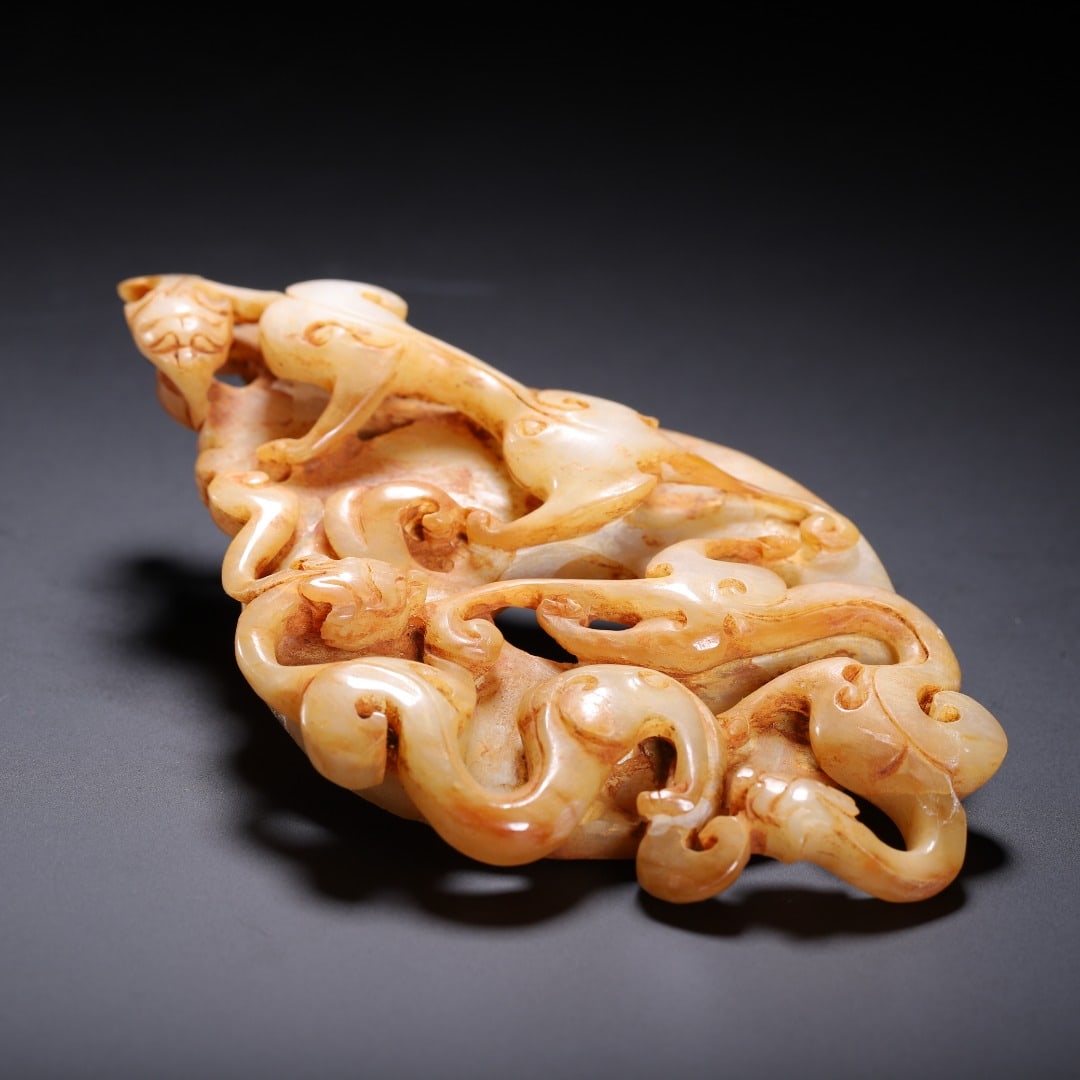 A beautiful ancient jade wall - 9