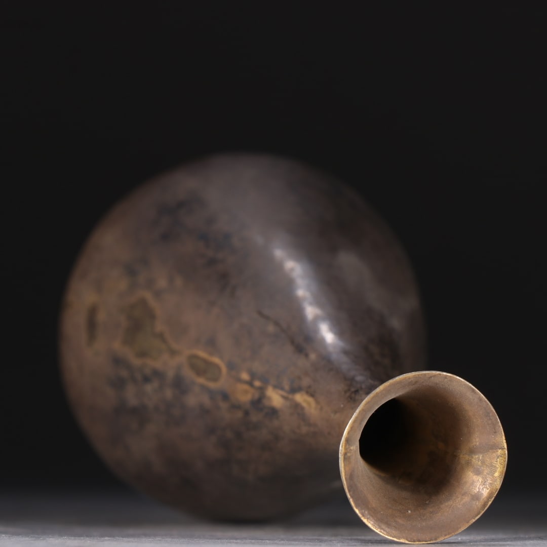 A beautiful silver gilt jade pot spring vase - 8