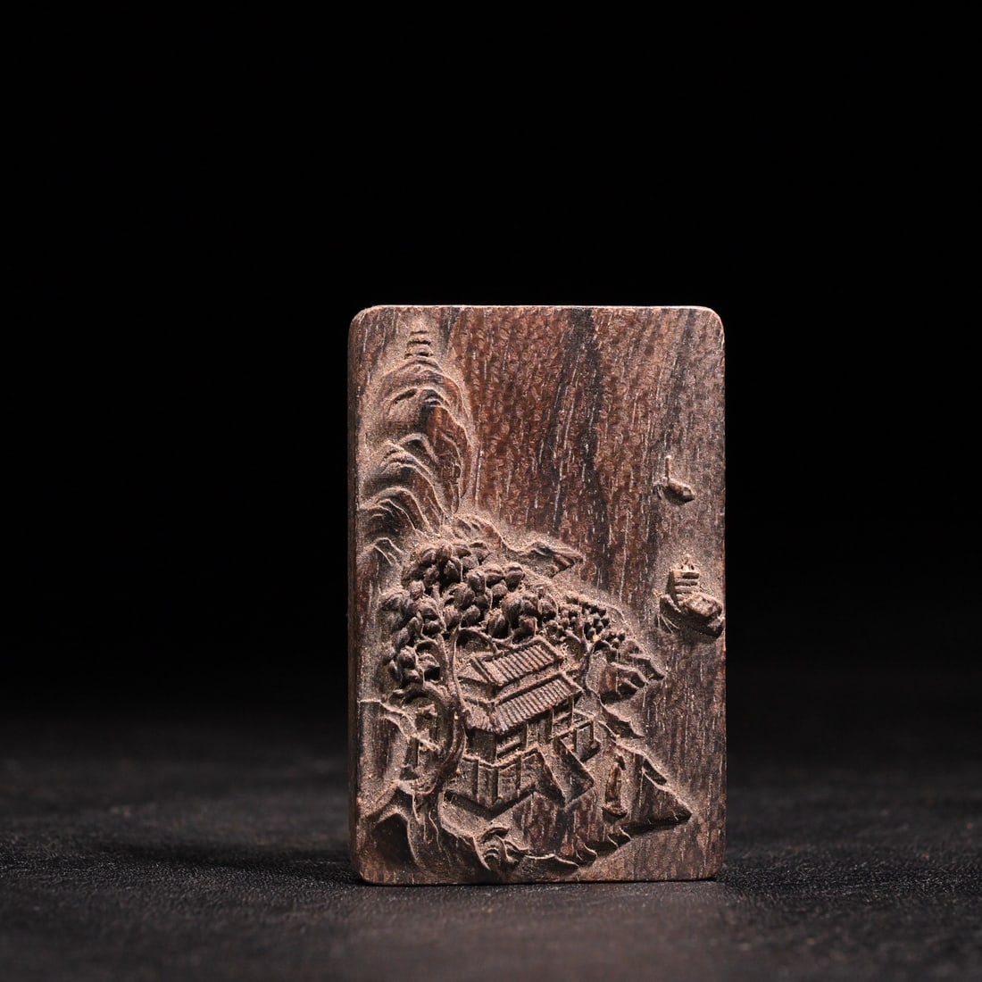 A beautiful old agarwood landscape pattern brand (1 of 9)