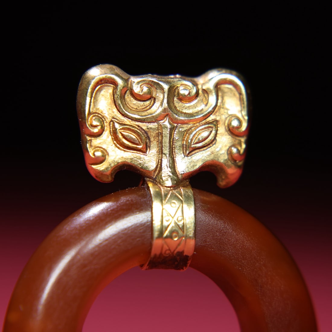 A fine onyx inlay pendant - 4