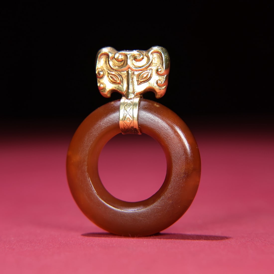 A fine onyx inlay pendant - 7