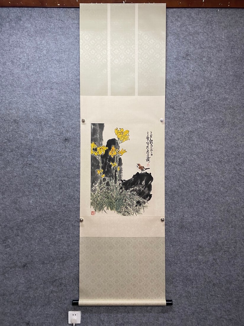 A picture of Sun Qifeng's flowers and birds (1 of 7)