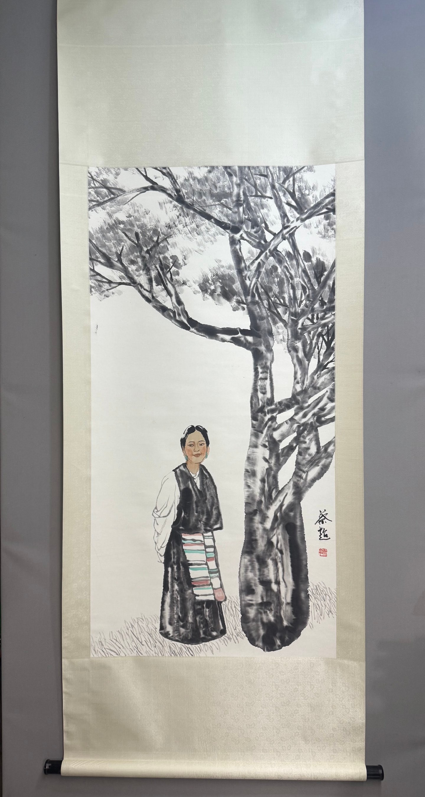 A figure painting by Cai Chao (1 of 7)