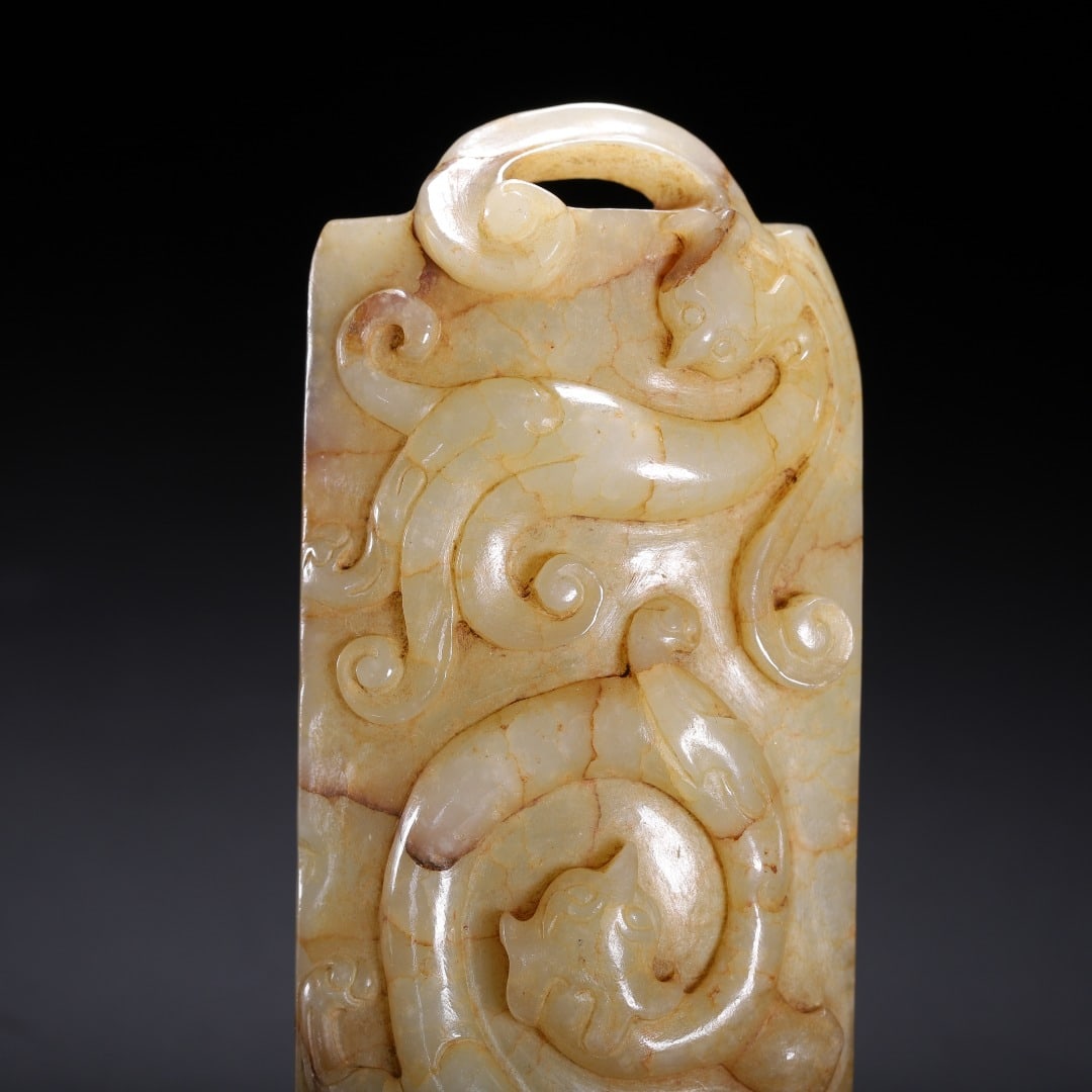 A beautiful ancient jade wall - 2