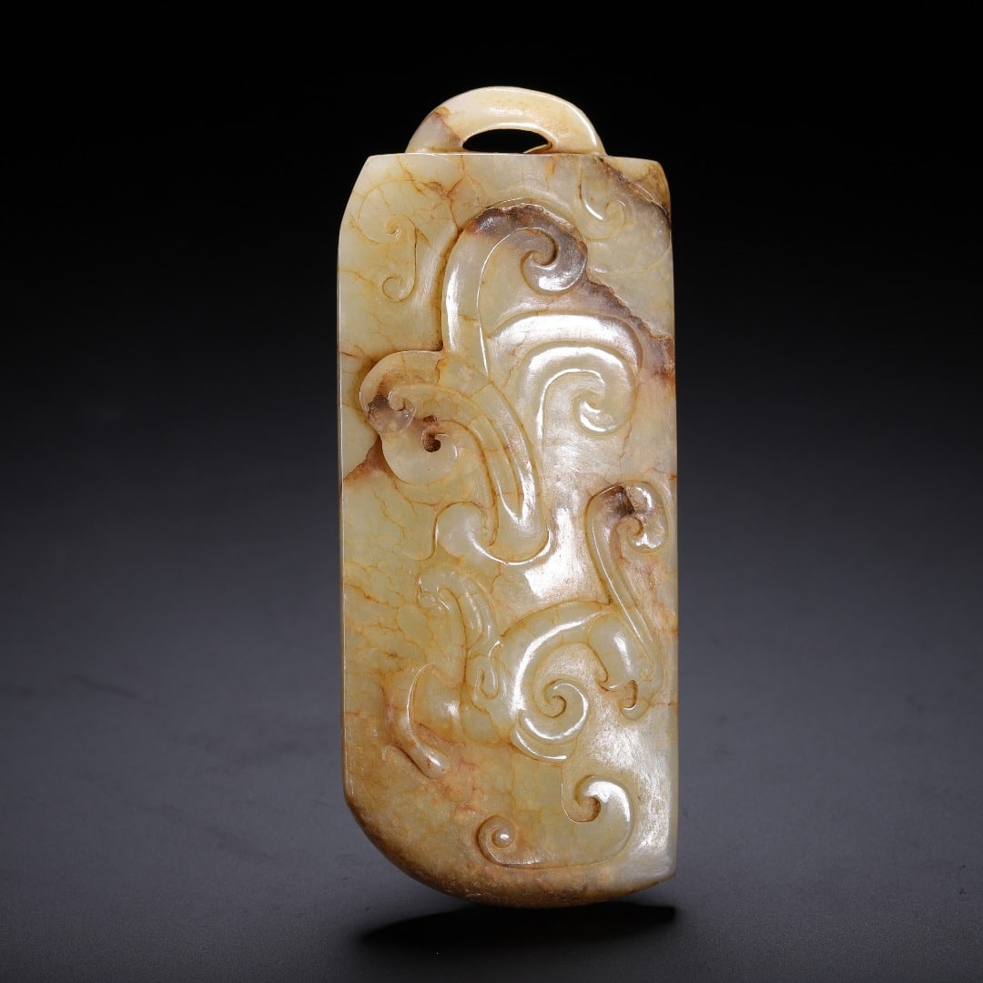 A beautiful ancient jade wall - 5