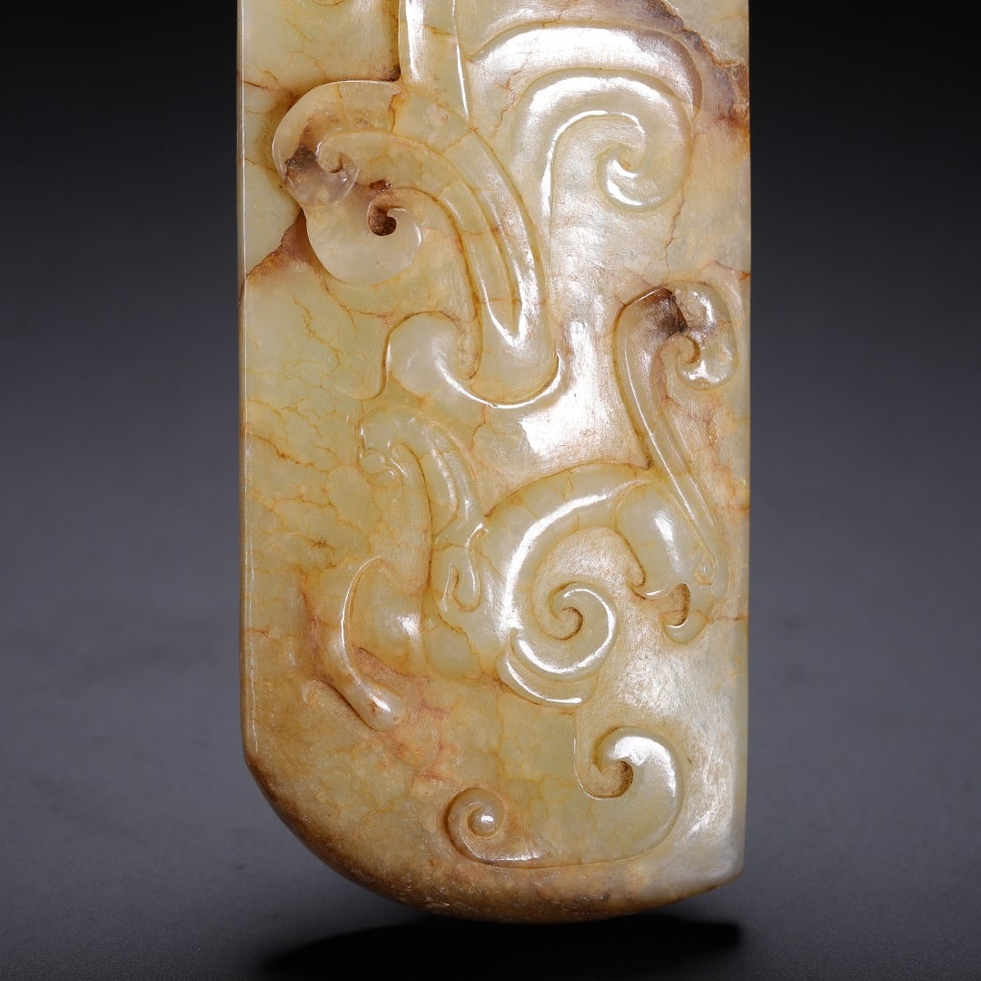 A beautiful ancient jade wall - 7