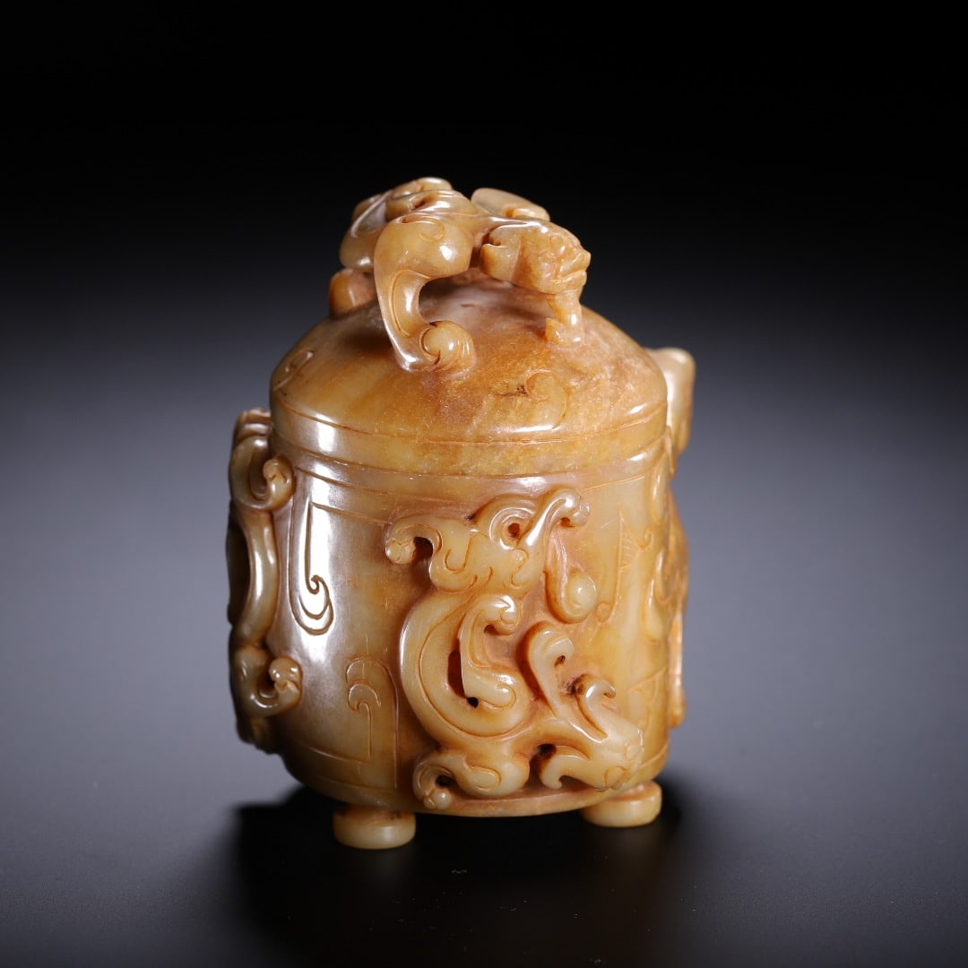 A beautiful ancient jade pot - 5