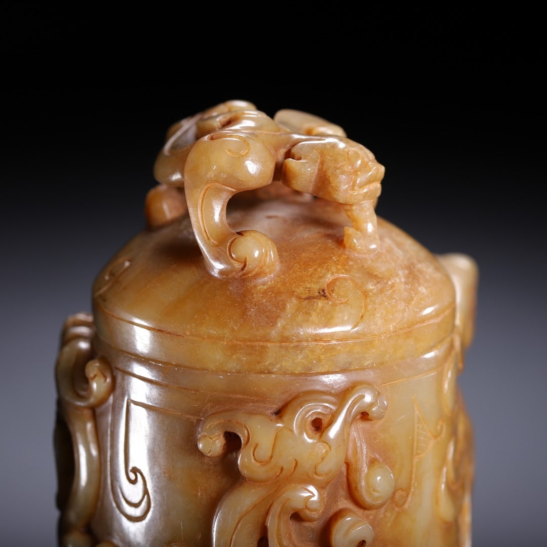 A beautiful ancient jade pot - 6