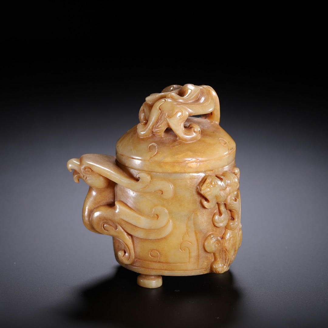 A beautiful ancient jade pot - 7