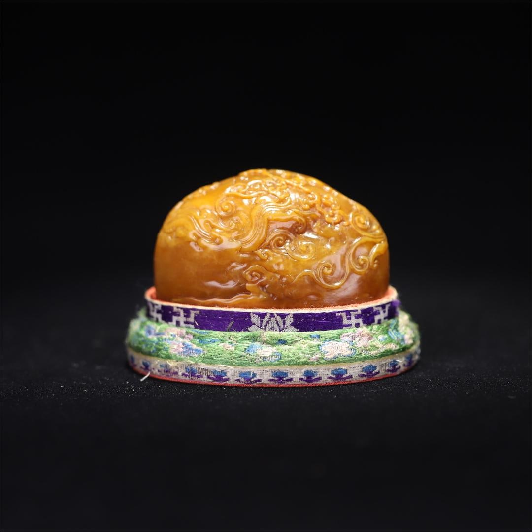 A Tian Huang dragon seal of Yuan Kewen (1 of 9)