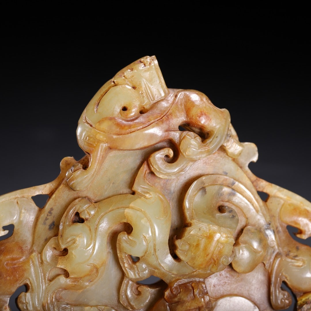 A beautiful ancient jade wall - 2