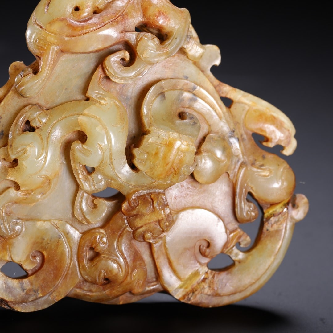 A beautiful ancient jade wall - 3