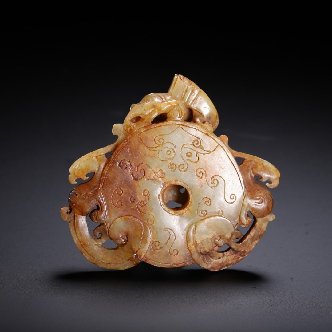 A beautiful ancient jade wall - 5