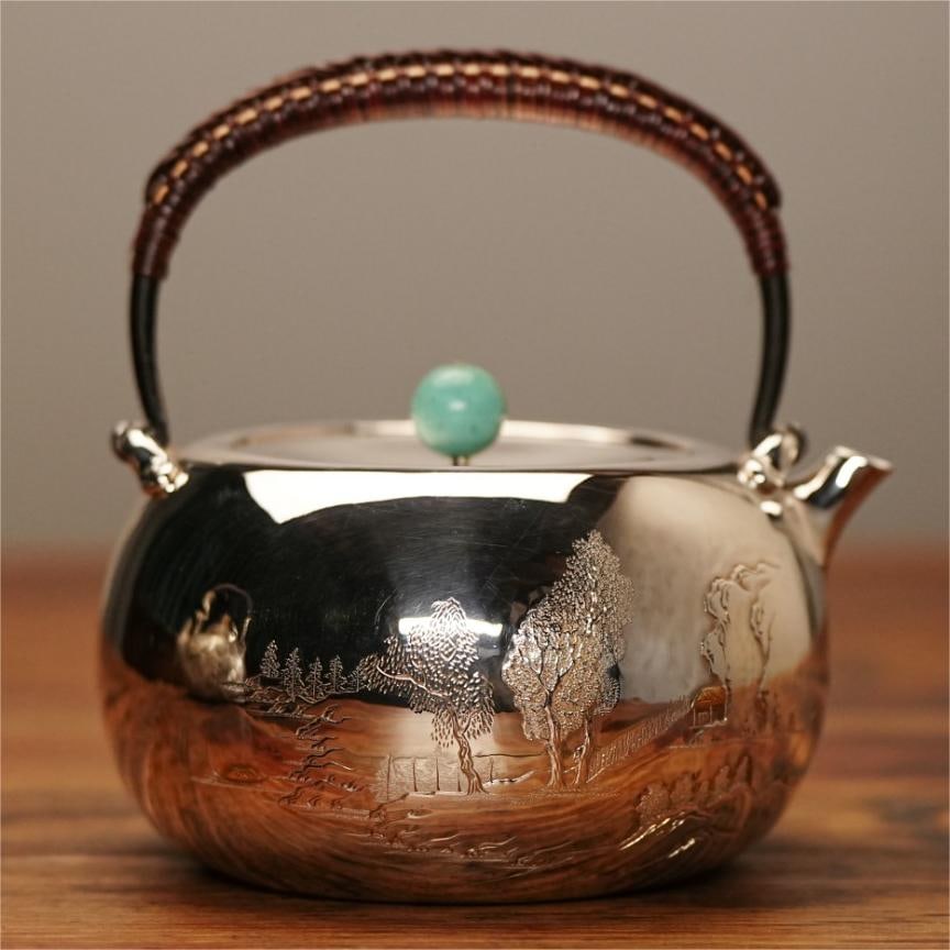 A fine Japanese silver pot (1 of 9)