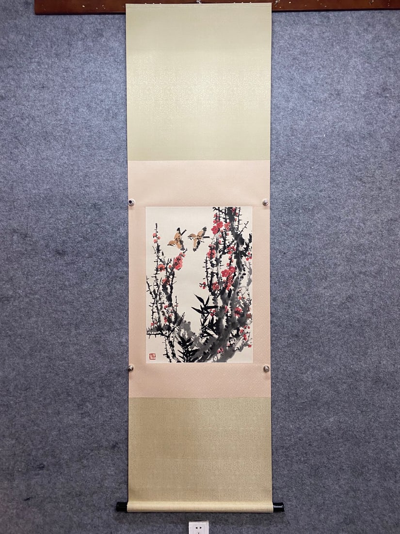 A picture of Sun Qifeng's flowers and birds (1 of 9)