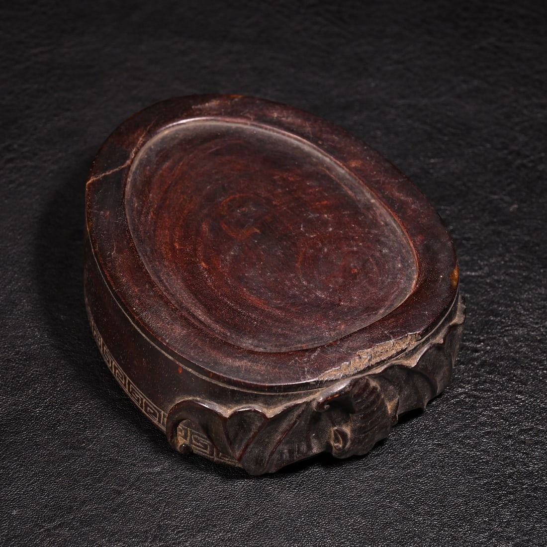 A beautiful rosewood bat pattern brush wash - 4