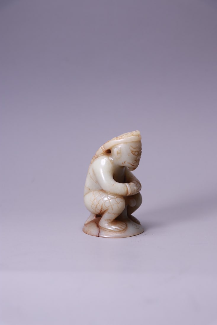 A beautiful Hetian jade figurine - 3