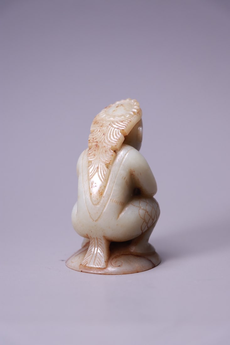 A beautiful Hetian jade figurine - 5