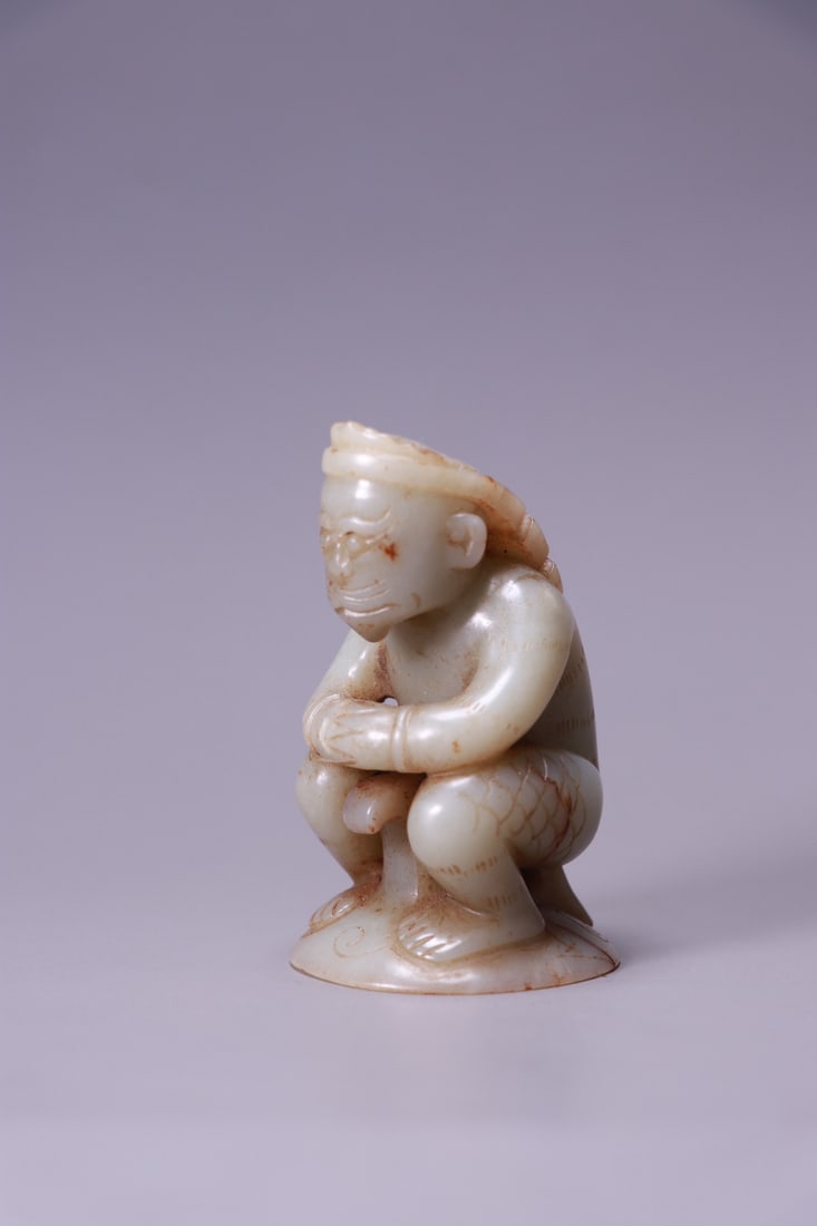 A beautiful Hetian jade figurine - 8