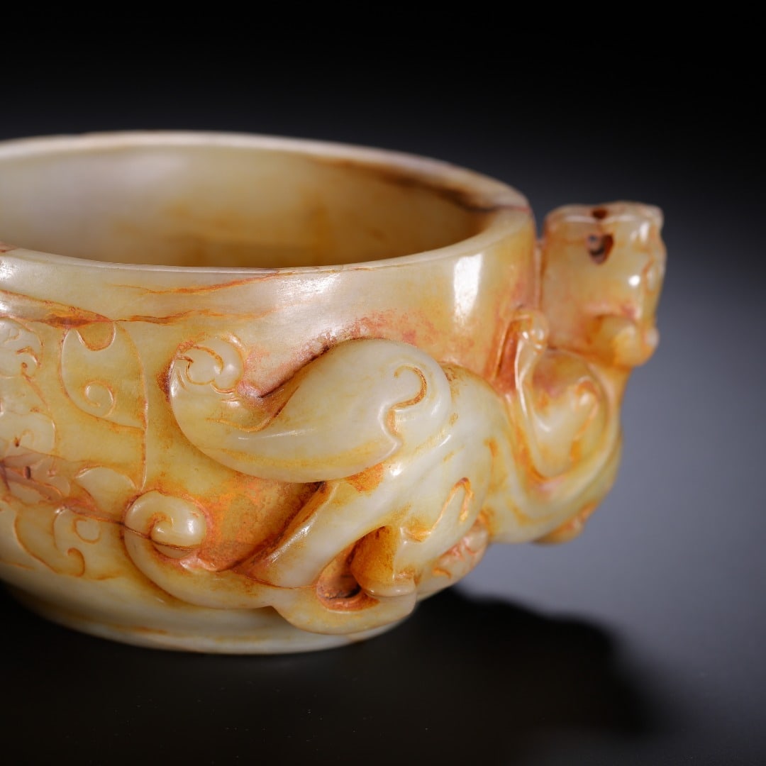 A beautiful ancient jade cup - 2