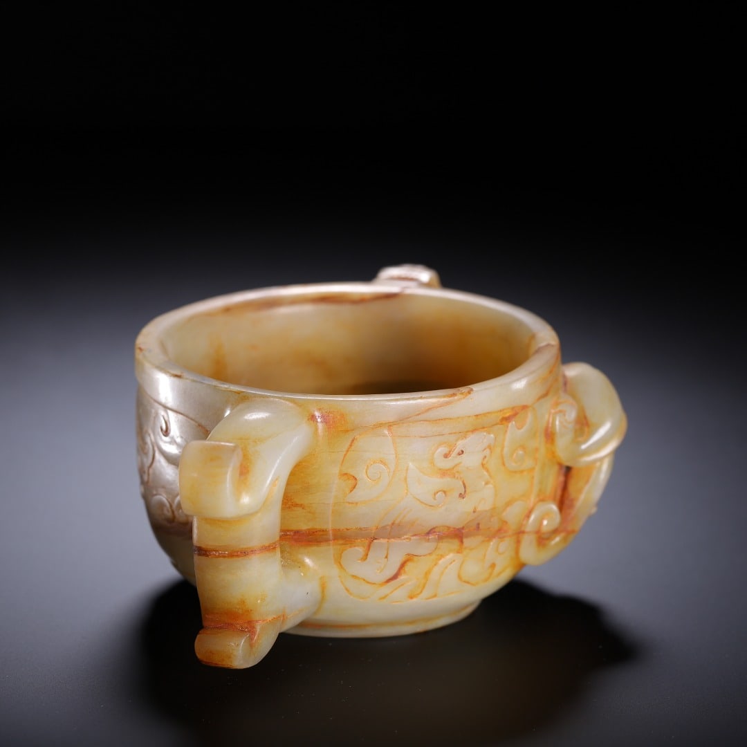A beautiful ancient jade cup - 4