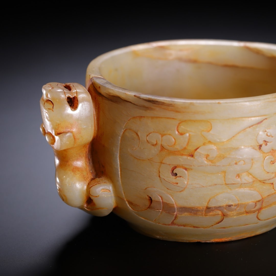 A beautiful ancient jade cup - 6