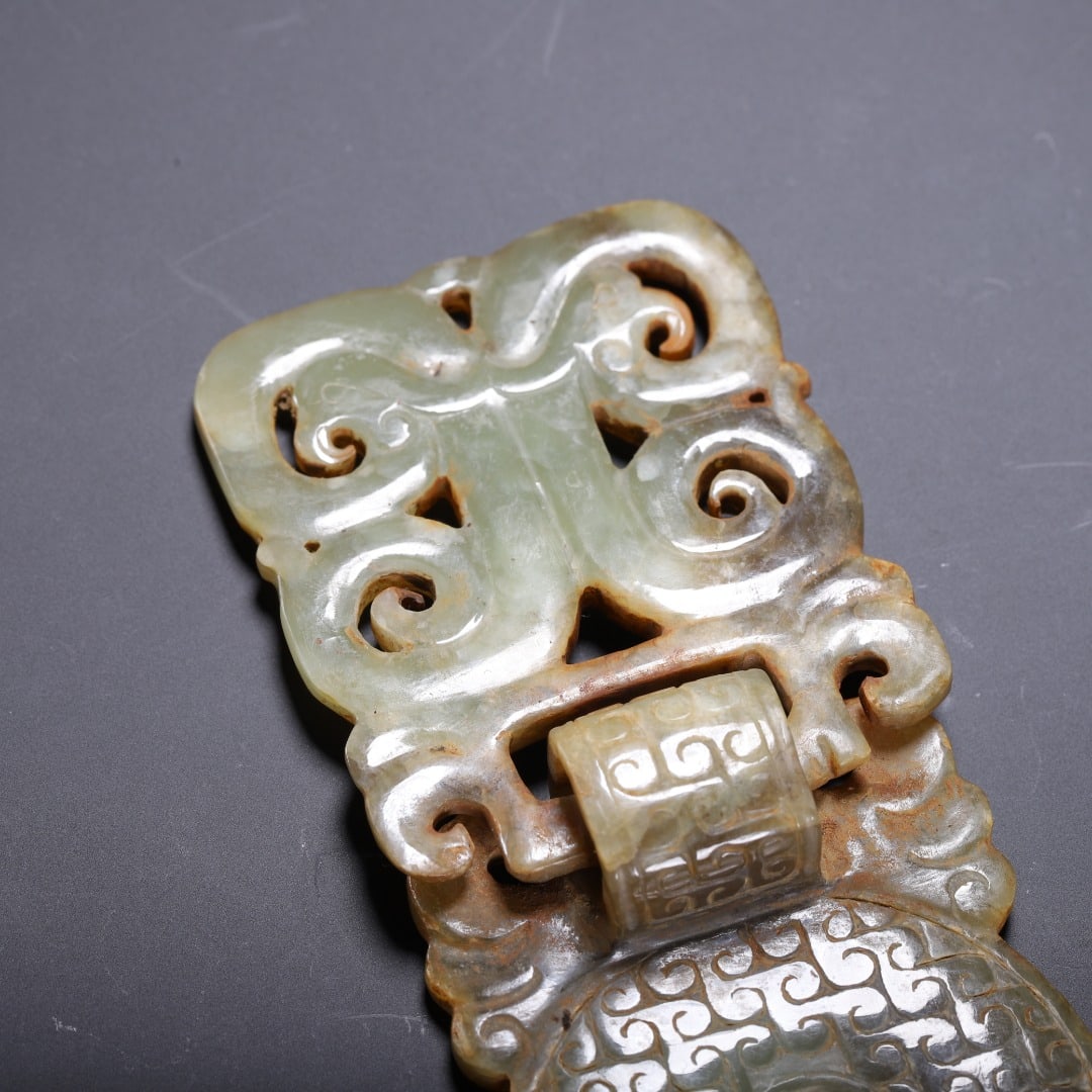 A beautiful ancient jade wall - 2