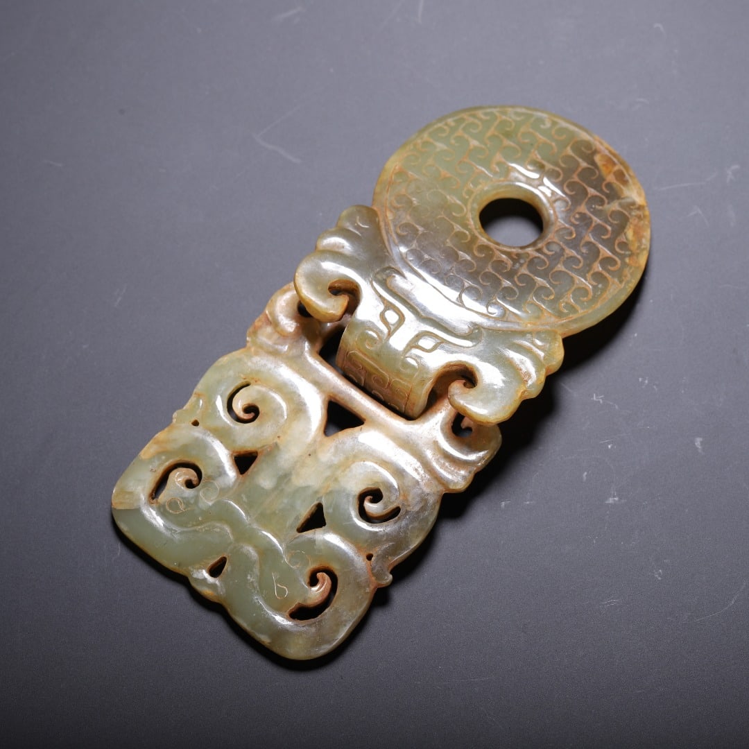 A beautiful ancient jade wall - 5