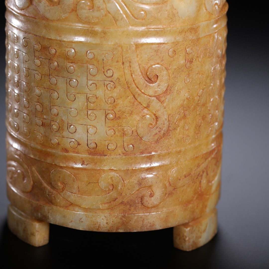 A beautiful ancient jade vase - 6