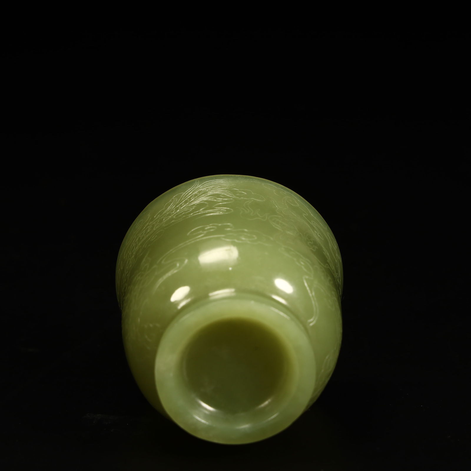 A Hetian topaz pattern cup from the Qing Dynasty - 8