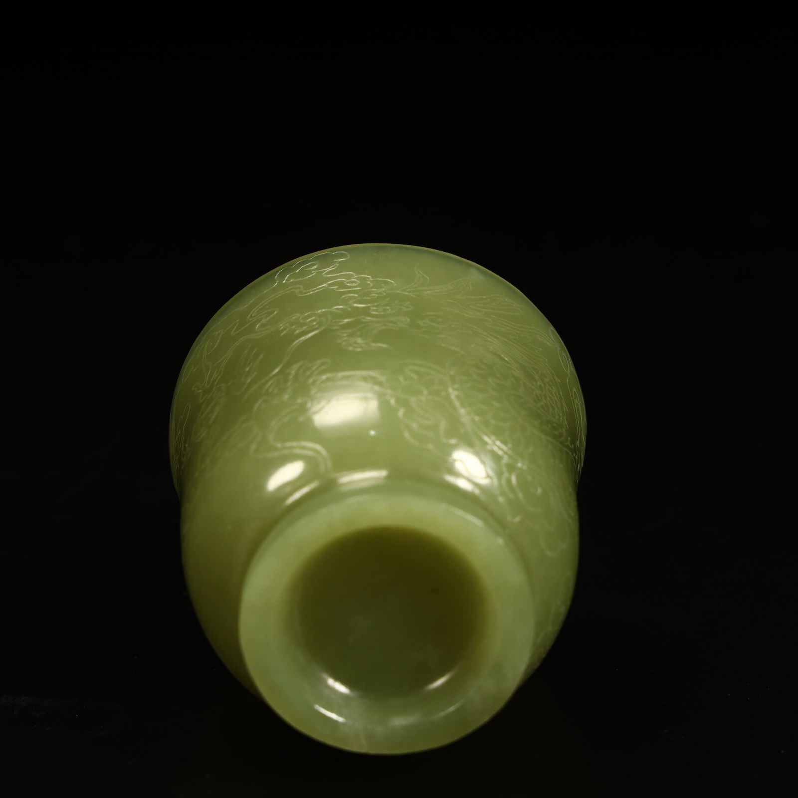 A Hetian topaz pattern cup from the Qing Dynasty - 9