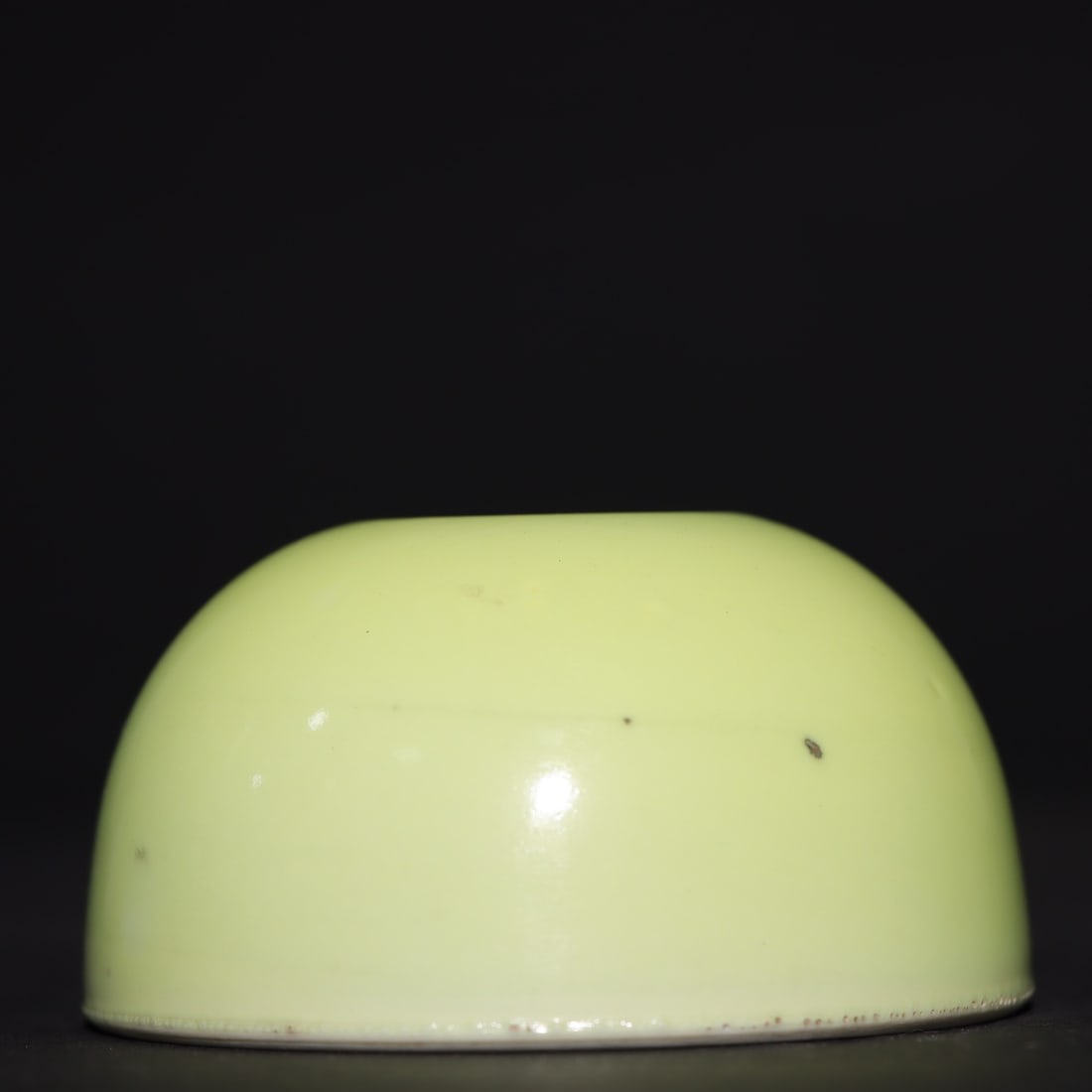 An Exquisite Yellow Glazed Brush Washer - 4