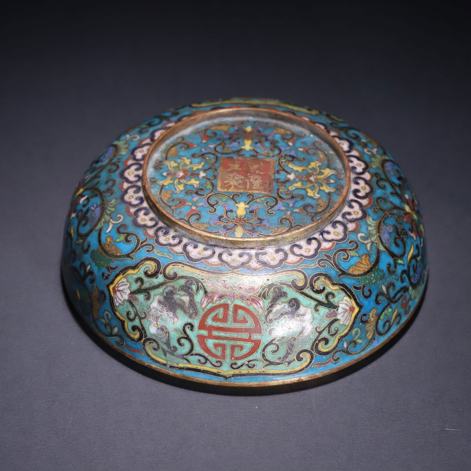 An Exquisite Cloisonne Lotus Pattern Fish and Lotus Pattern Box - 6