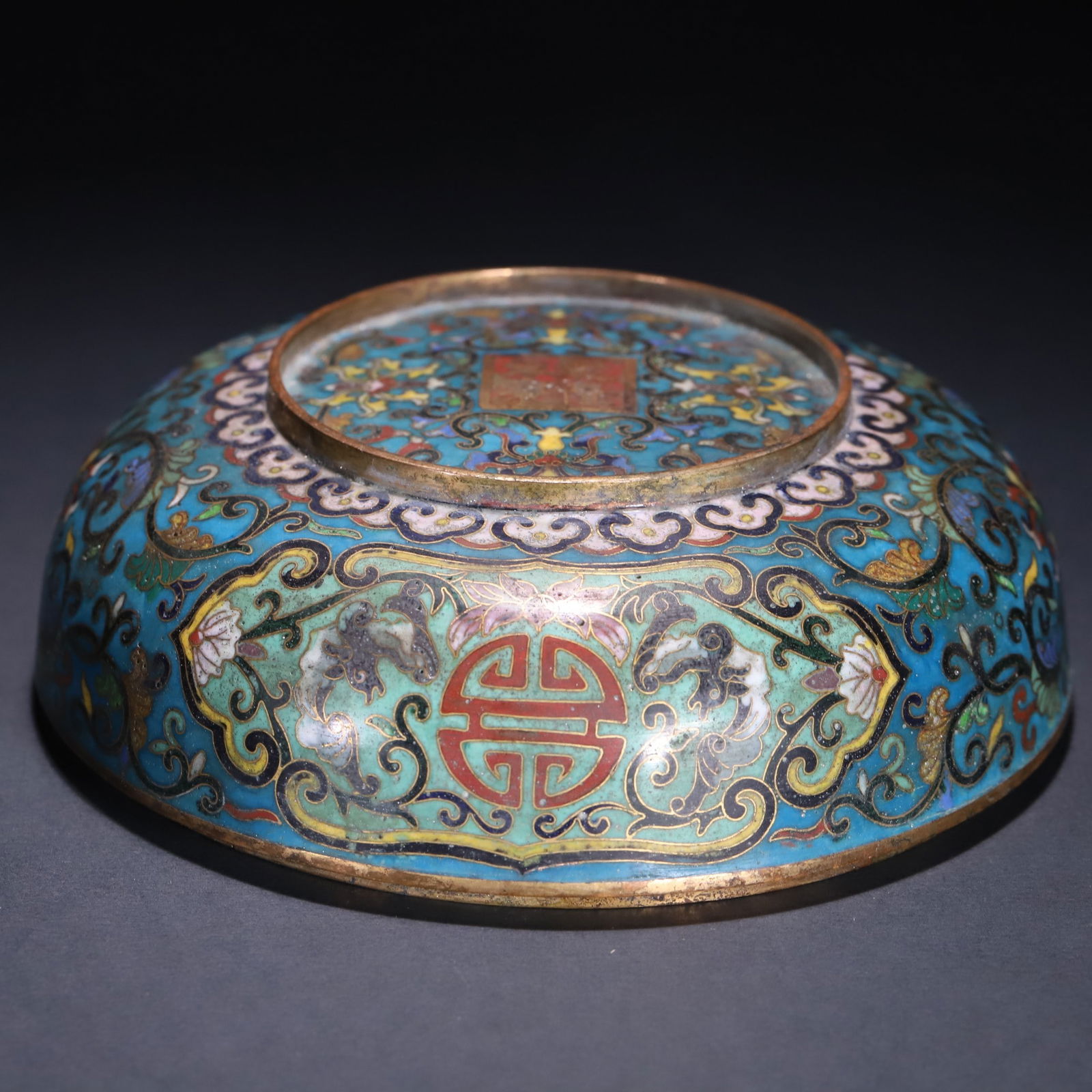 An Exquisite Cloisonne Lotus Pattern Fish and Lotus Pattern Box - 7