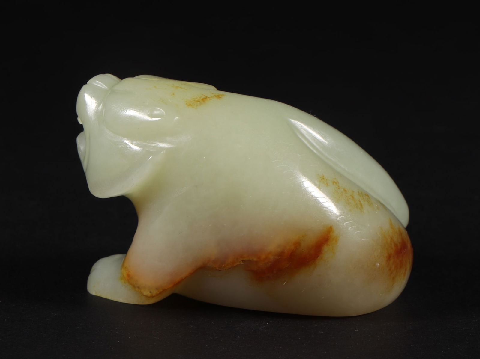An Exquisite White Jade Bear Ornament - 7